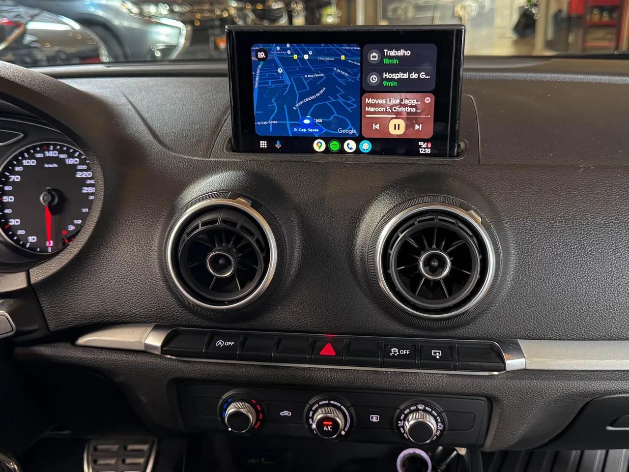 A3 1.4 TFSI ATTRACTION TIPTRONIC  CINZA 2017/2017 - Foto 4