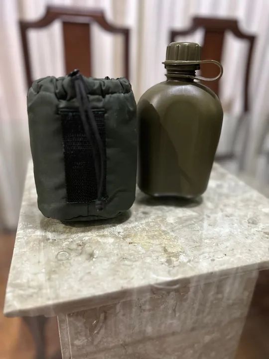 Cantil com capa Camelo em Polietileno para acampamento e esportes ao ar livre - Foto 4