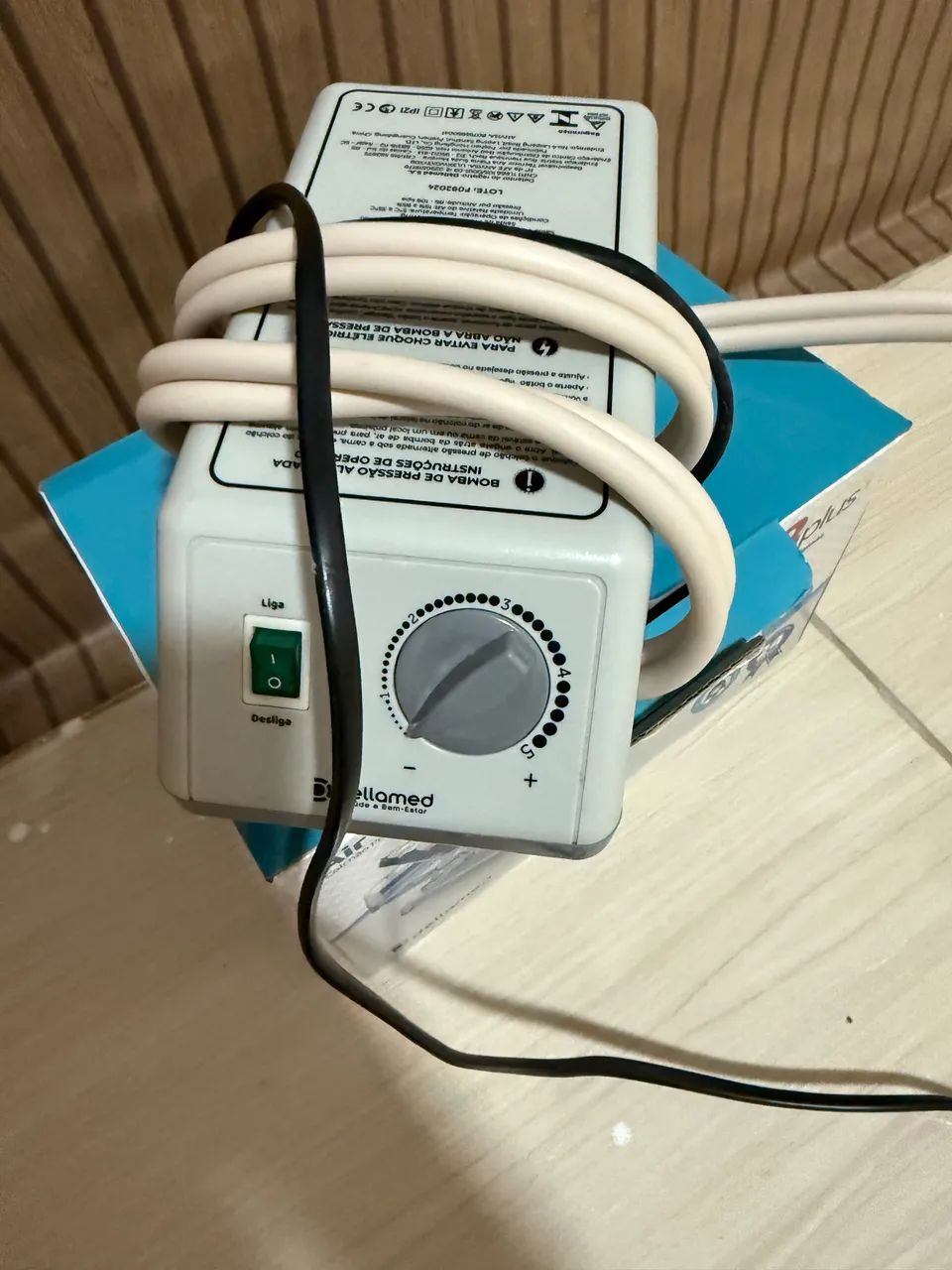 Bomba automática de encher colchão casca de ovo  - Foto 4