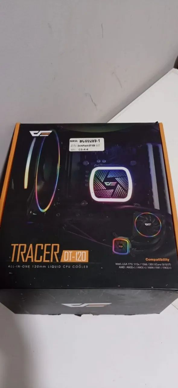 Water Cooler Aigo DarkFlash Tracer DT-120 Rainbow - Foto 3