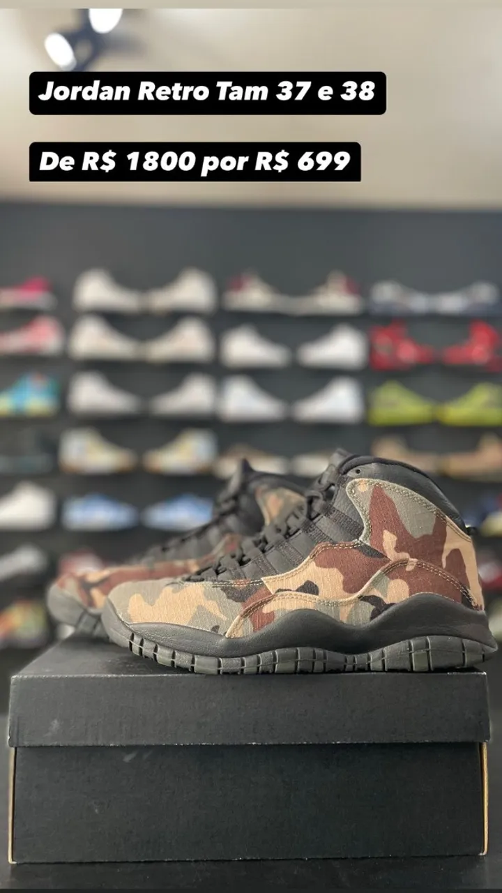 Jordan Retro Tamanho 38