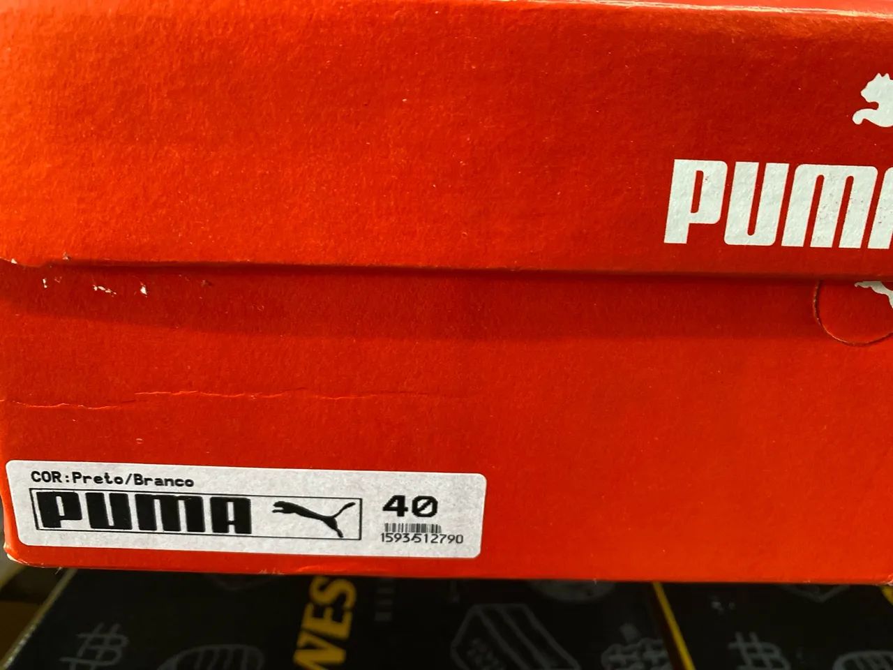 Tênis Puma Suede XL Preto e Branco tamanho 40 - Foto 3