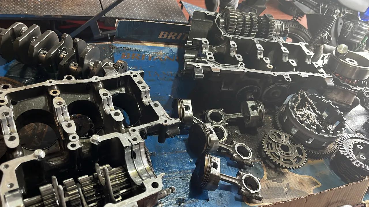 Motor aberto hornet 600 2013