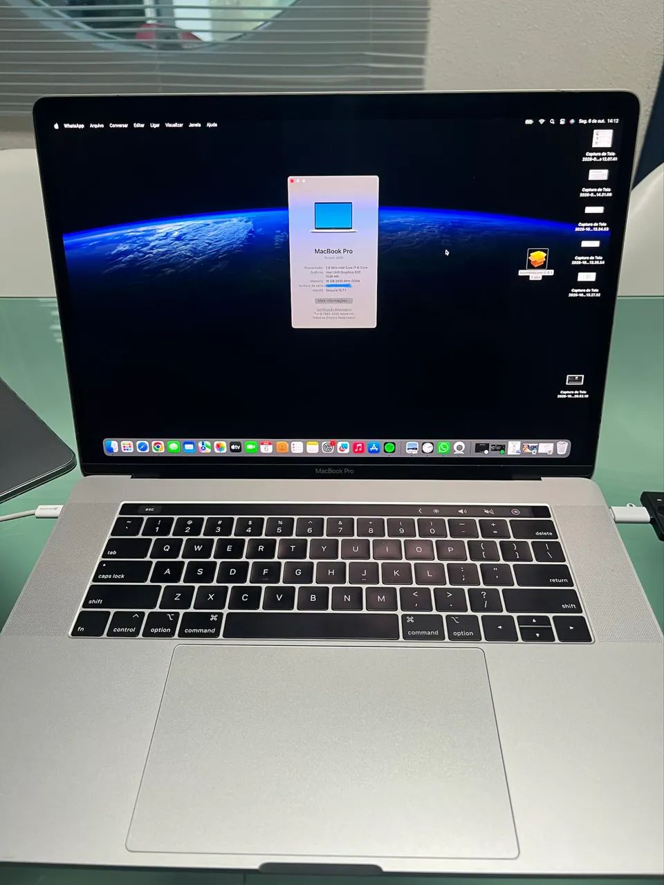 MacBook Pro 2019 i7 16gb 256gb 15,5 polegadas - Notebooks