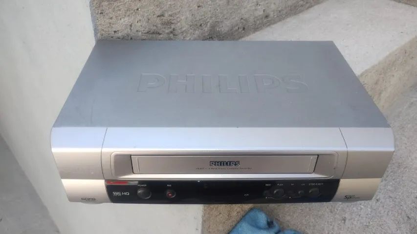 SUCATA VÍDEO CASSETE PHILIPS VR407 PARA PEÇAS  - Foto 4