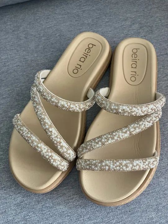 Chinelo papete Beira Rio 