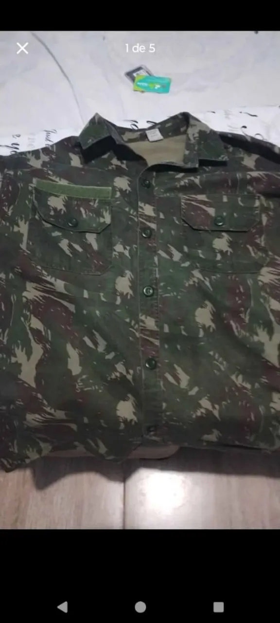 Camisa Camuflada Militar