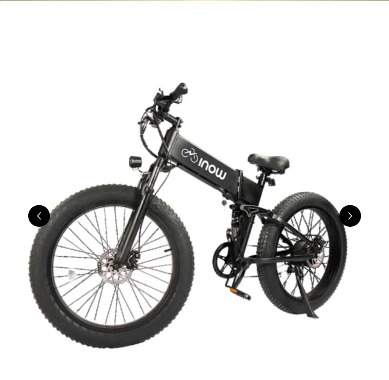 Bicicleta Elétrica Dobrável com Pneus Grossos - Foto 3