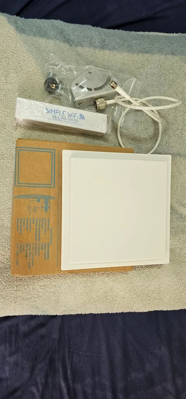 Antena Painel 2.4GHz Data, Voz, Imagem, aircrack - Foto 2