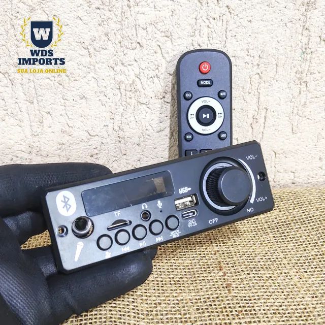 Placa de Som Decodificadora Amplificada USB Bluetooth 160W