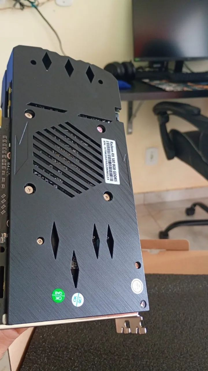 PLACA DE VÍDEO RADEON RX 580 2048SP SOYO MONARCH DRAGON - 8GB GDDR5, HDMI/DisplayPort - Foto 4