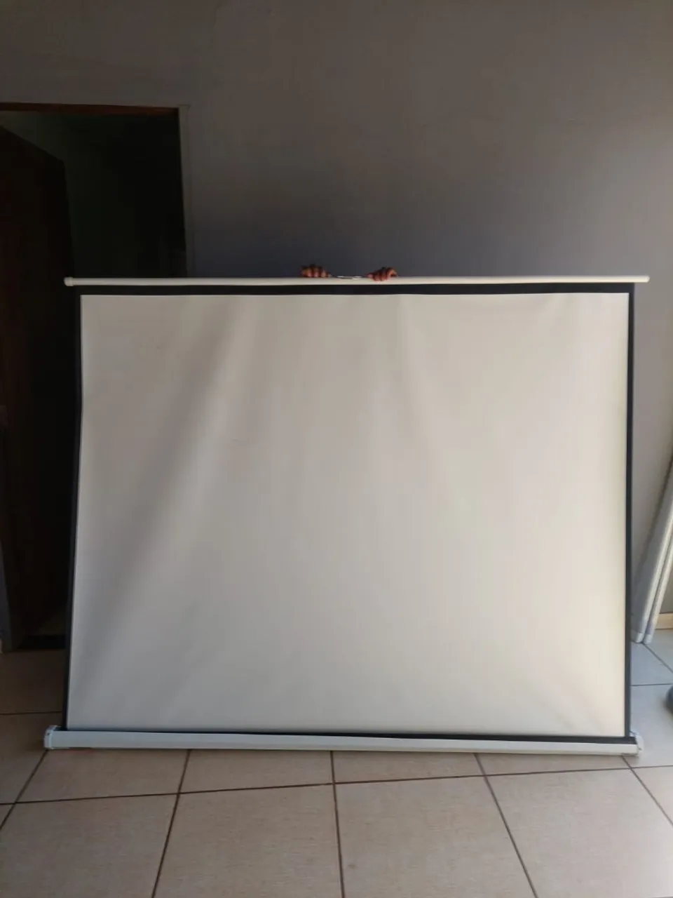 Vendo tela para projetor.