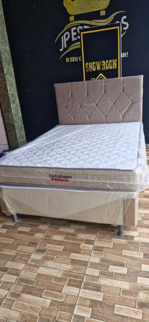 Promoção Camas casal espuma D60 colchão com base  - Foto 2