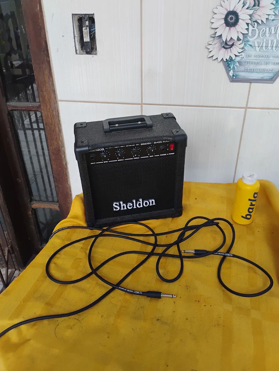 Amplificador sheldon + cabo 5m