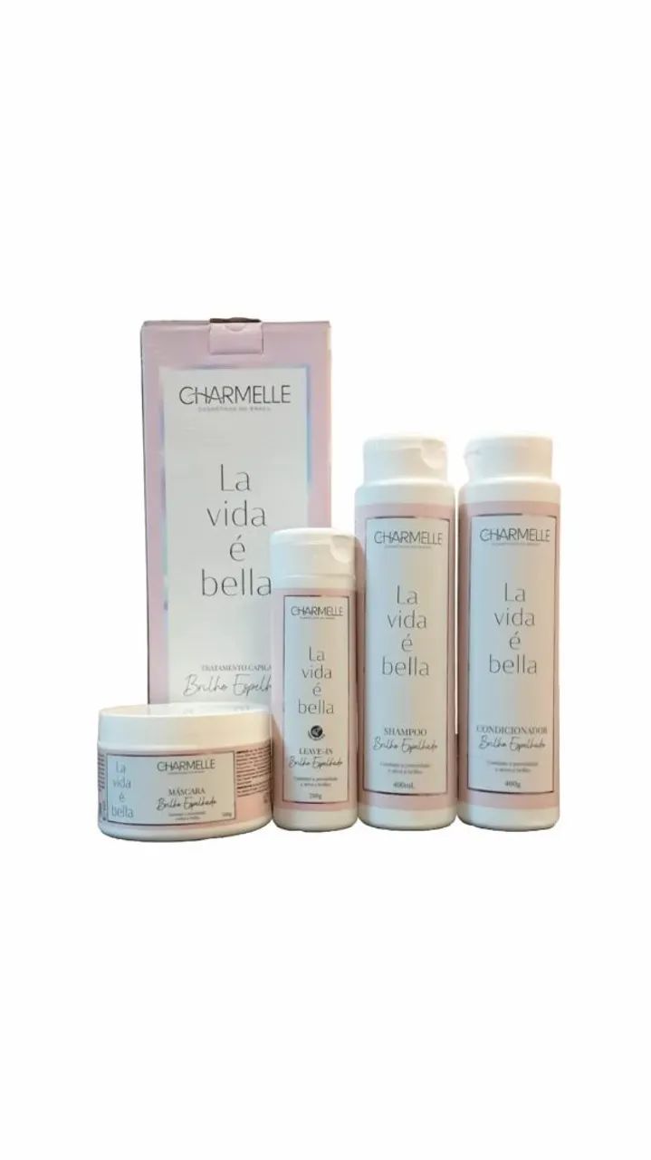 Kit Completo para Cabelos Charmelle La Vida é Bella
