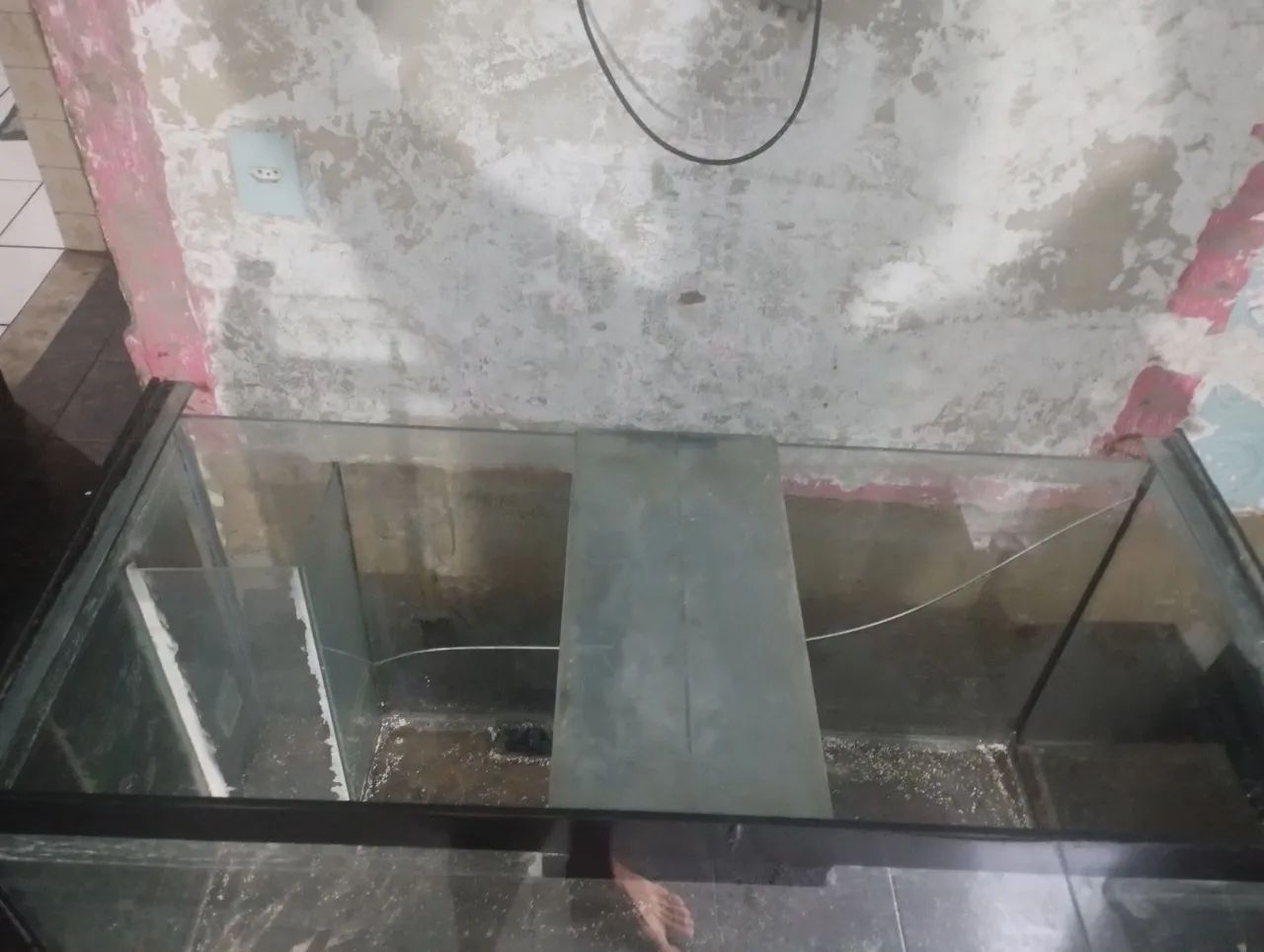  Leia anúncio. Aquário de vidro grande de 1 metro. - Foto 2