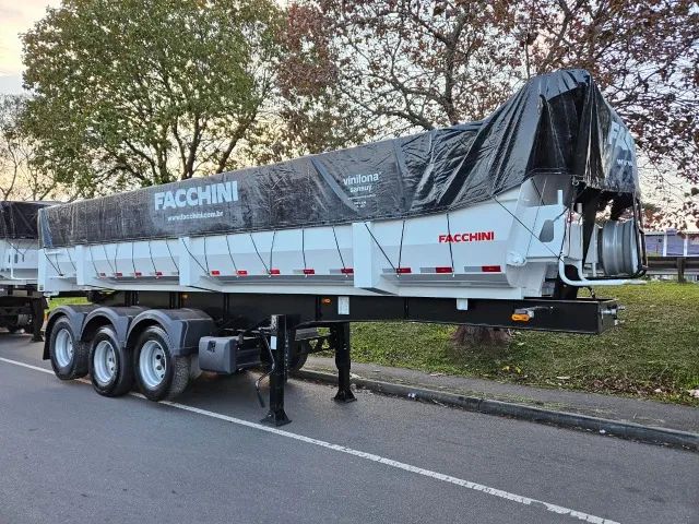 Carreta Basculante Facchini Ano 2025 0km Pronta Entrega 25m³ na lata Sem pneus Freio ABS - Foto 8