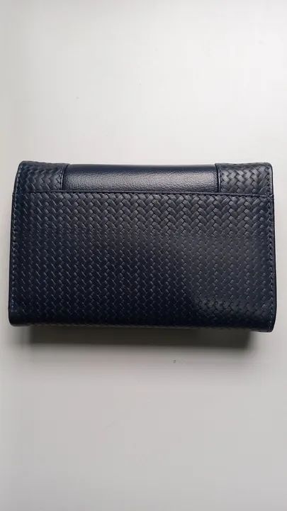 Carteira Feminina em Couro Azul - Foto 5