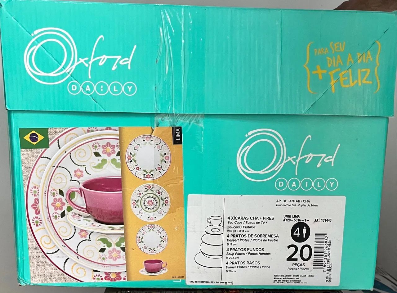 Jogo de Jantar Oxford Daily Lima 20 Peças