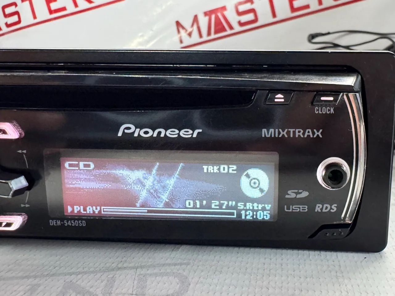 Cd usb sd rádio auxiliar pioneer deh-5450sd lindo aparelho na