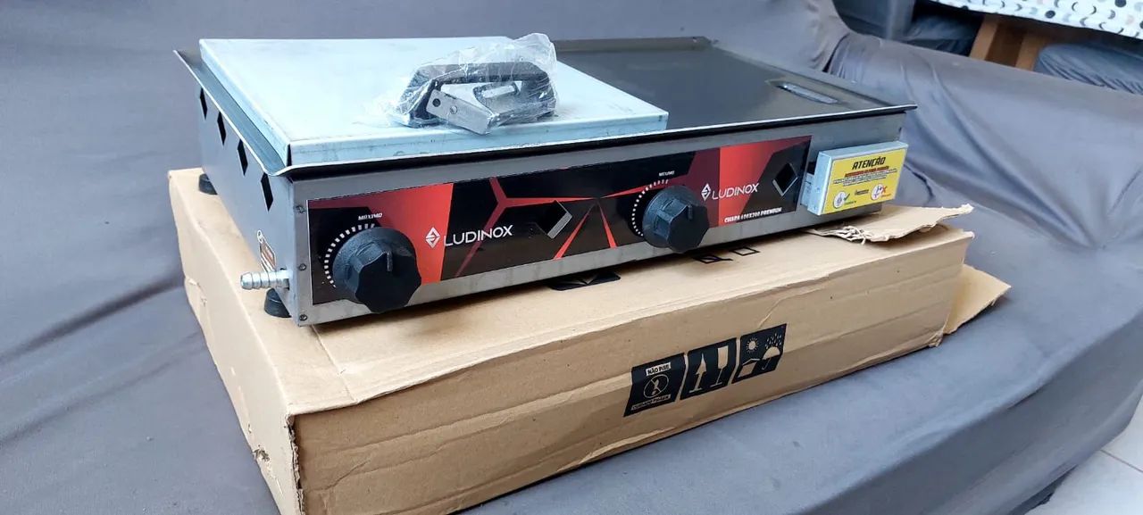 Chapa 60x30 a gás  - Foto 2