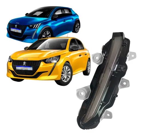 Farol Milha Auxiliar Peugeot 208 Led Drl 2020 2021 22 23 24 - Foto 2