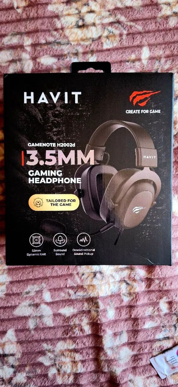 Fone de Ouvido Gamer Havit H2002d