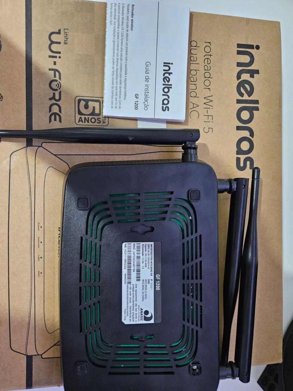 Vende-se roteador intelbras modelo GF1200(usado) - Foto 3