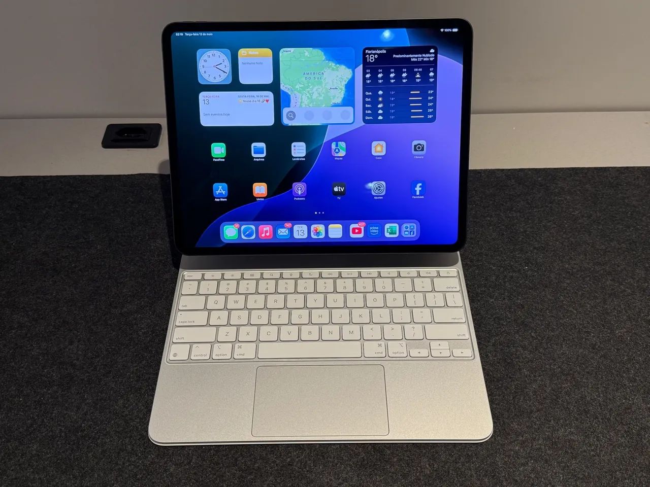iPad pro 13 Polegadas M4 256GB Wifi - Seminovo - Foto 4