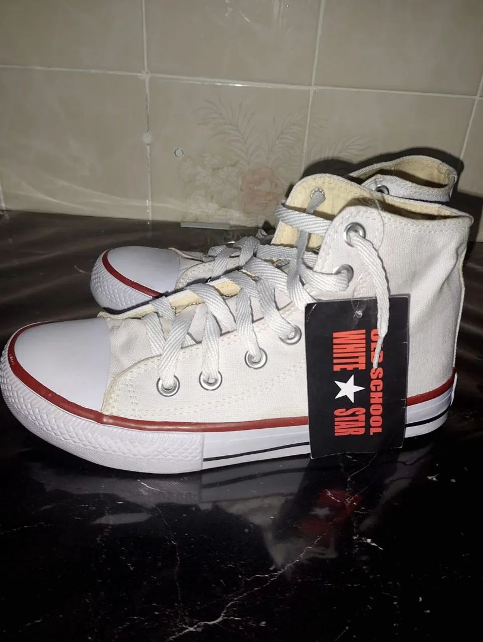 TÊNIS OLD SCHOOL WHITE STAR