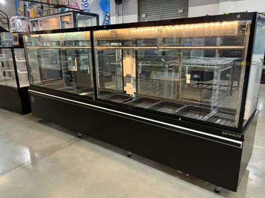Balcão de açougue 3m com led e aquecimento (alef)