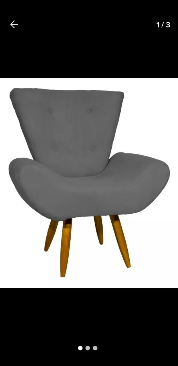 Poltrona moderna e confortável a partir de 249$