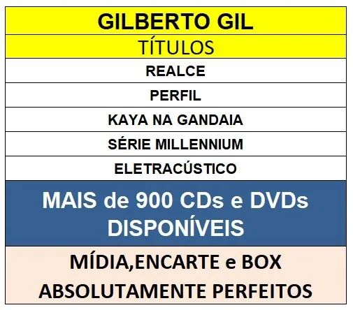 5 Cds Gilberto Gil   - Foto 4