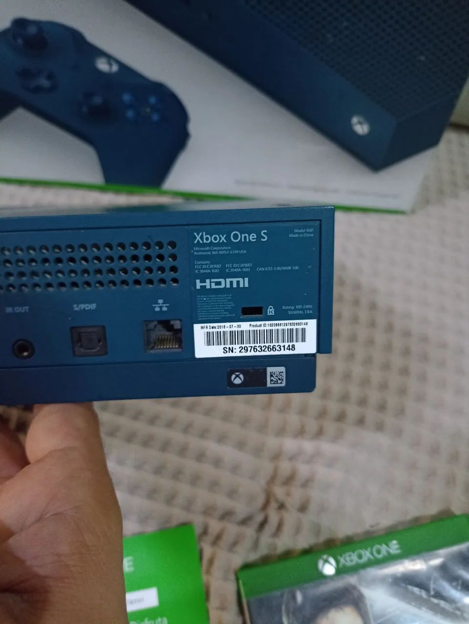 Xbox One S (Deep Blue) Edição Especial  - Foto 2