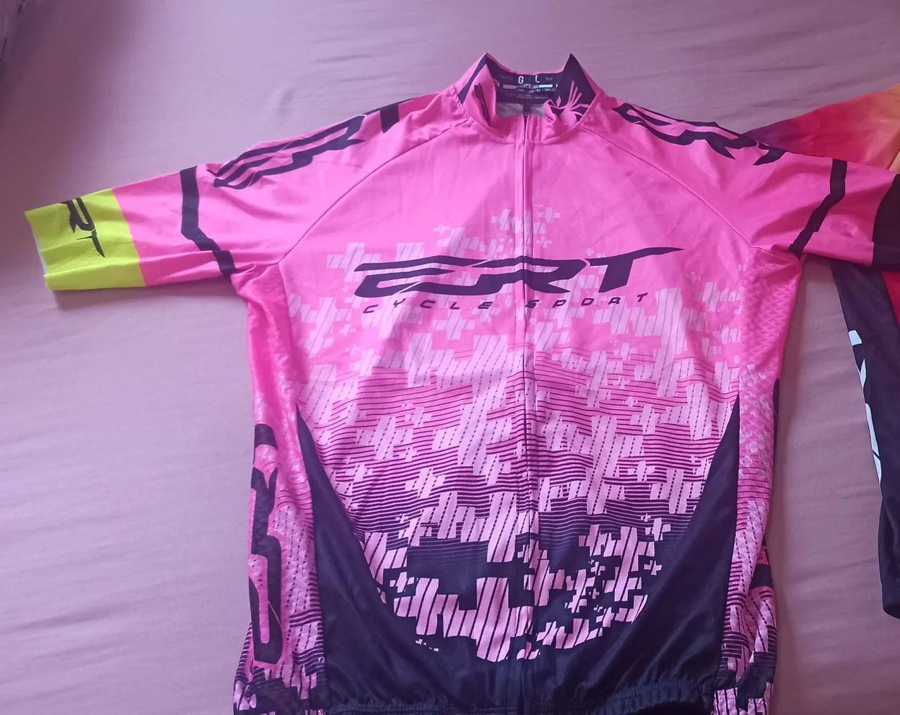 Camisa de Ciclismo ERT - Rosa
