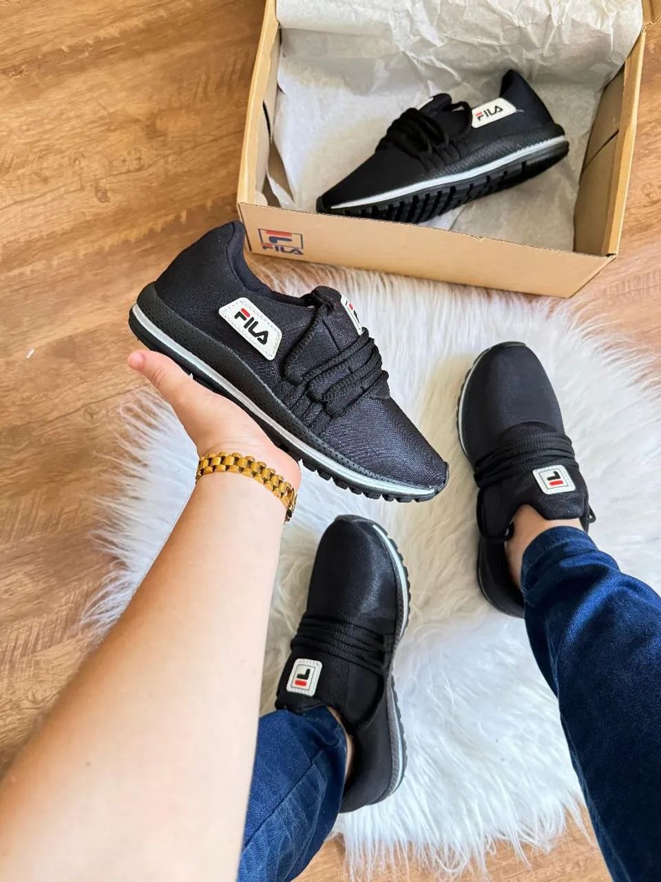 Azul Marinho Fila Tenis Casual Cor Tenis Cinza E Azul Tênis Casual