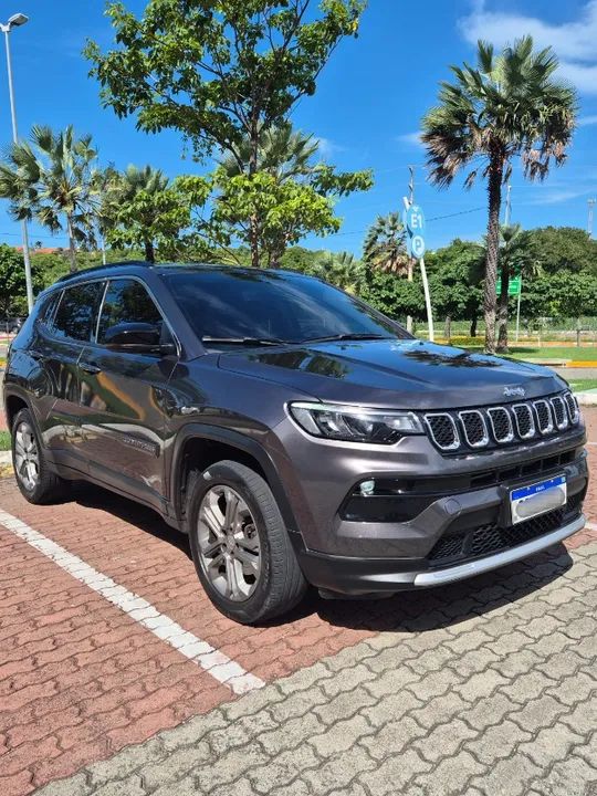 JEEP COMPASS LONGITUDE T270 2023 Cinza. 27.000 Km. Na garantia. Pneus novos.