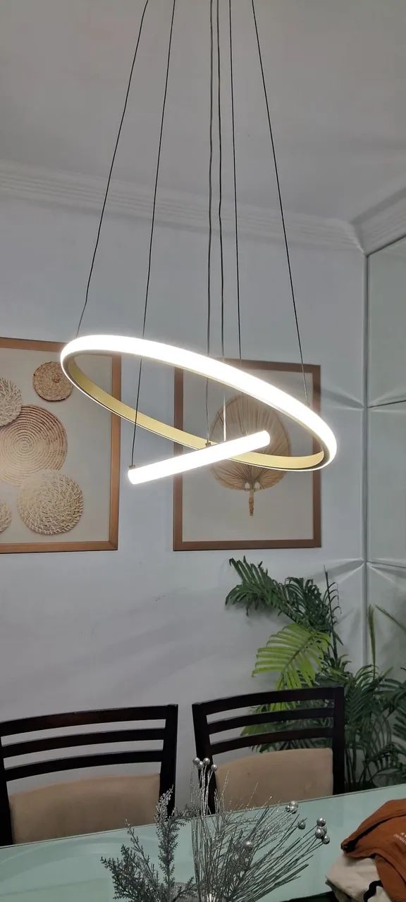 Lustre 3 fases de cores na iluminação  - Foto 2