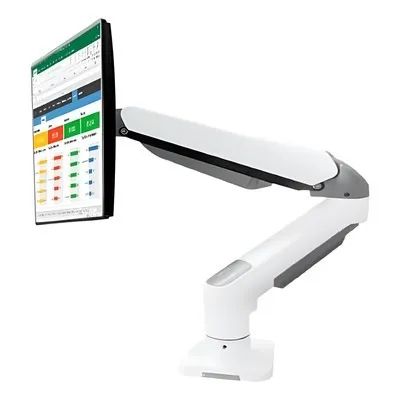 Suporte Monitor Branco Articulado 17 A 30 Pistão F90b