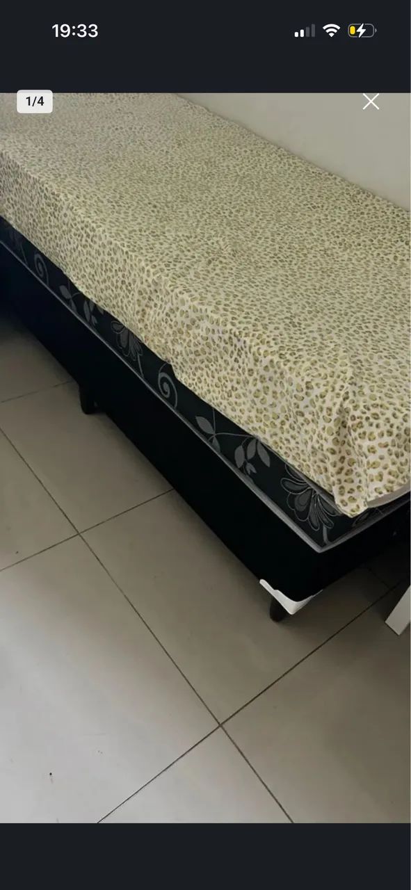 Cama de solteiro box com colchão integrado + 1 colchão  - Foto 3