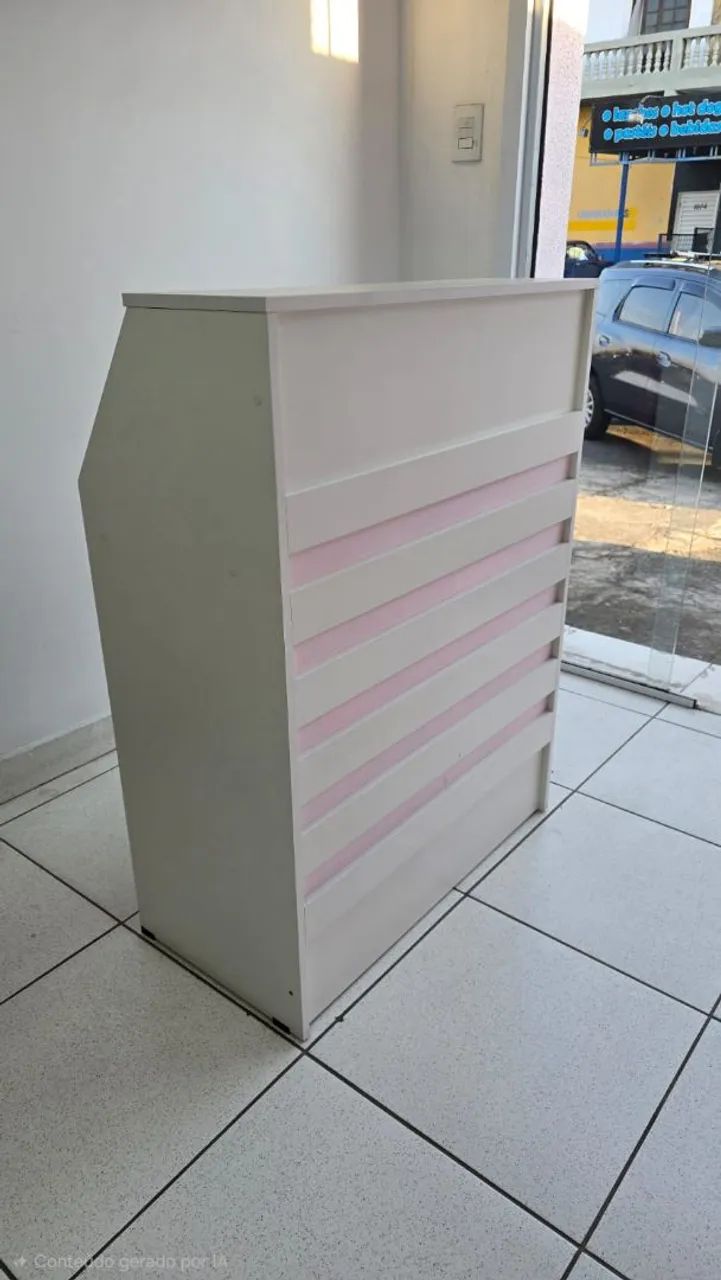 Balcão de recepção 
