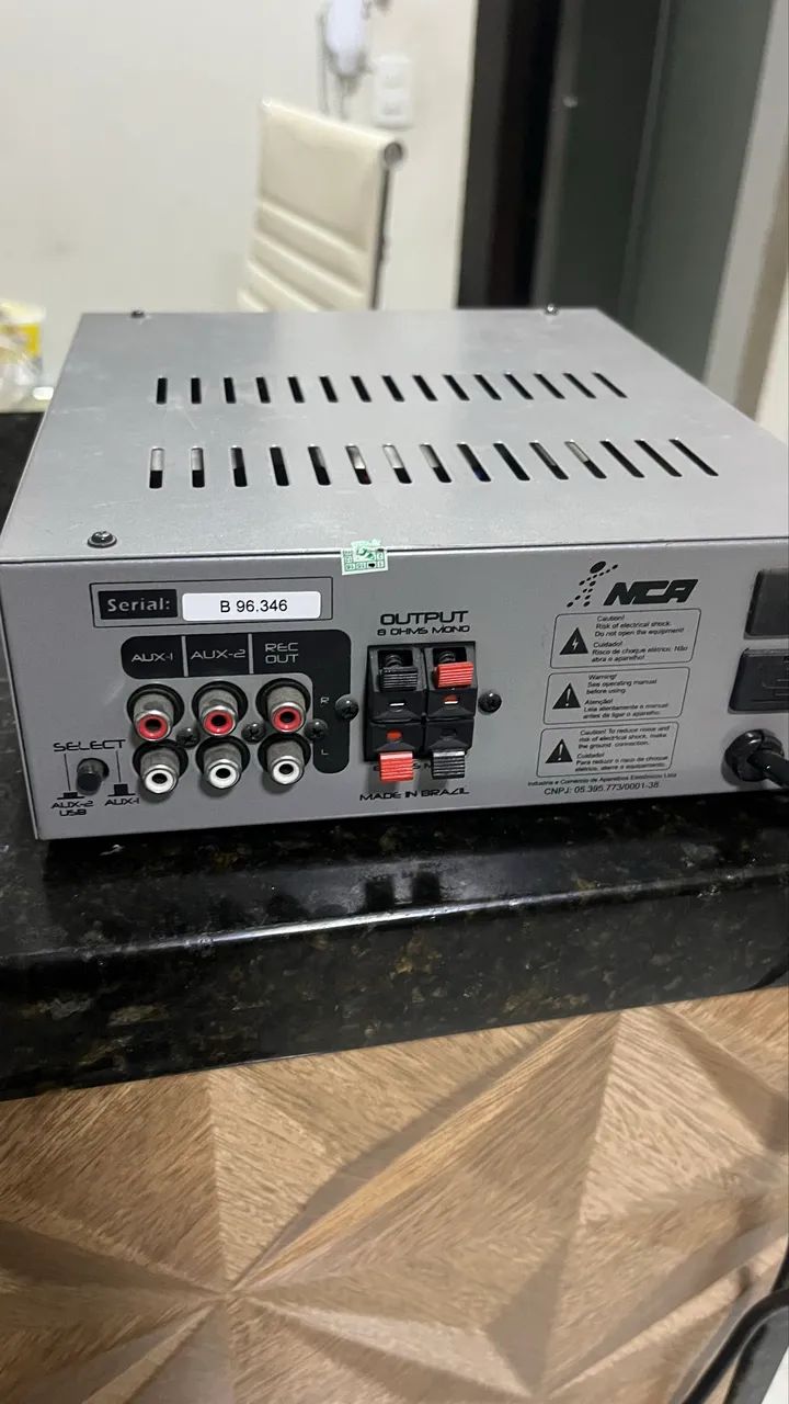 Kit de Som Ambiente NCA + 4 Caixas Novik
