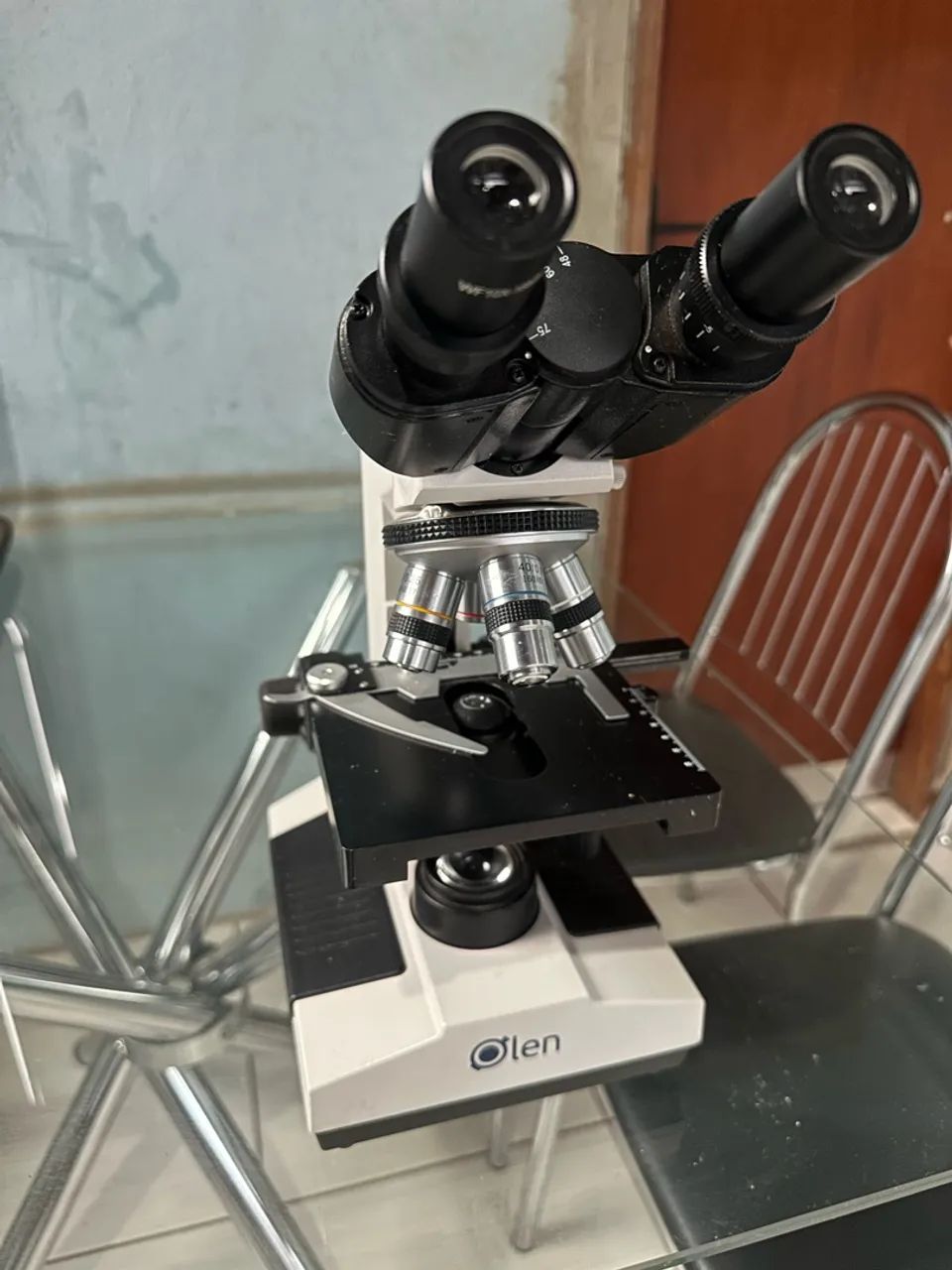 Microscópio binocular Olen - Foto 4