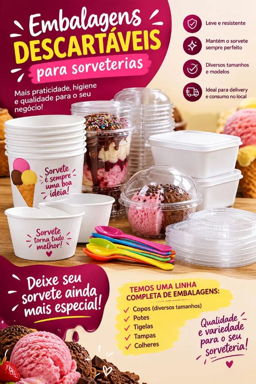 Fornecedor de produtos pra sorvete - Foto 5