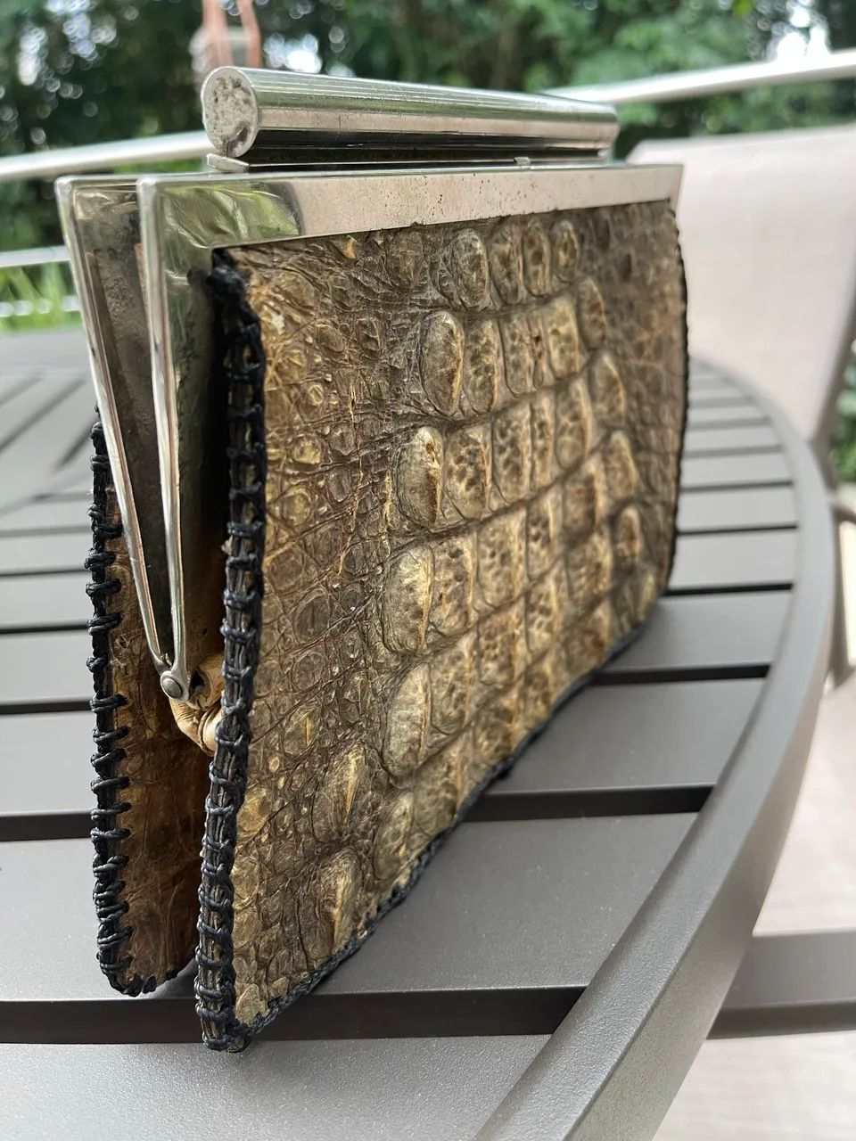 BOLSA COURO DE CROCODILLO - Foto 2