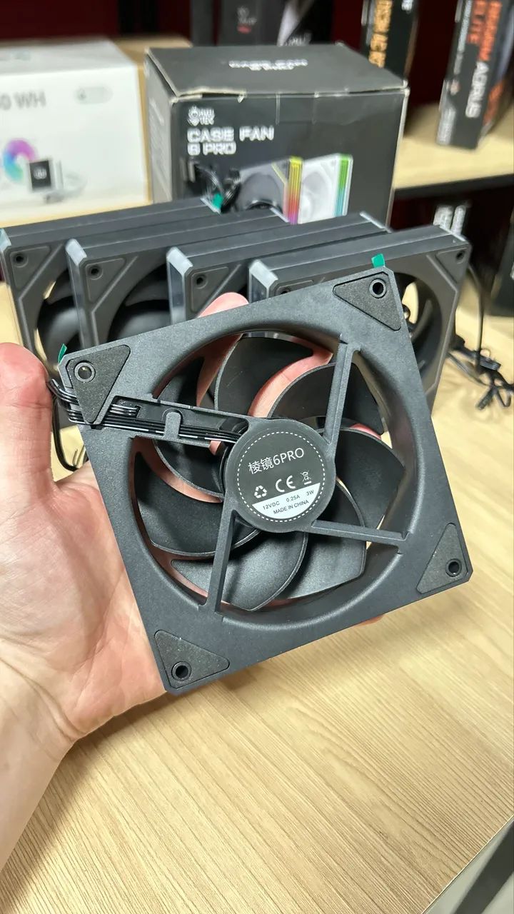 Kit com 5 cooler Fan ARGB 120MM Prism pro 6 , novas lacradas, com garantia  - Foto 6