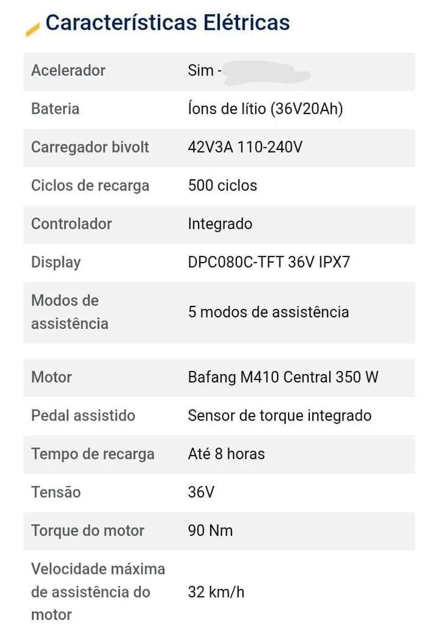 Bicicleta Elétrica | e-Bike Ella Moura Explorer (Com NF de Compra) - Foto 5