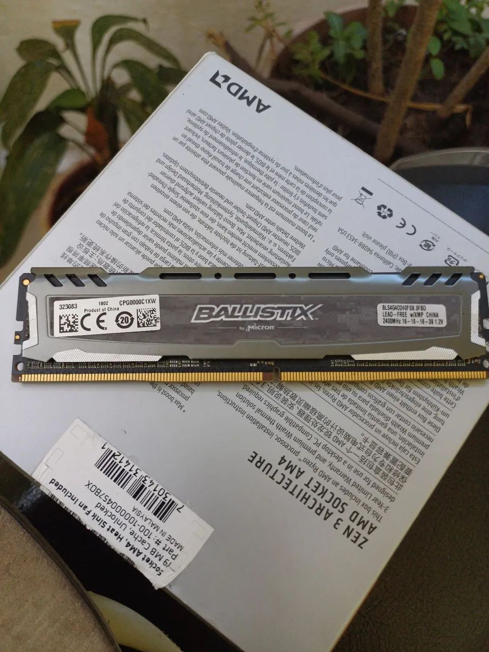 Memória ram drr4 4gb