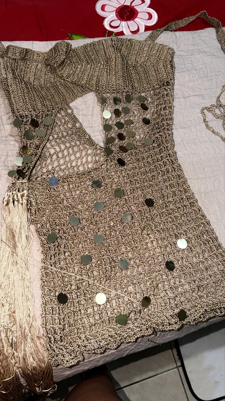 Vestido crochê
