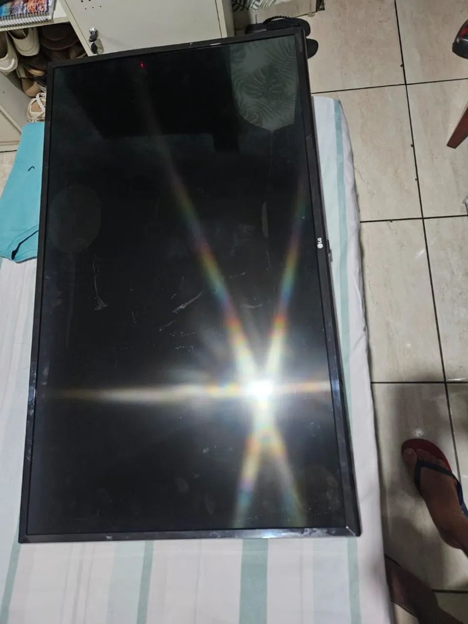 TV 43 polegadas LG para retirada  de peças  - Foto 5